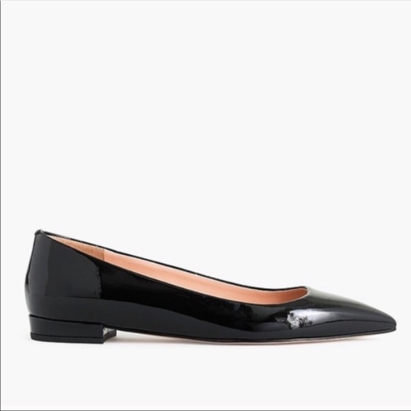 J. Crew Shoes - J CREW BLACK PATENT “ HARPER “ POINTED FLATS